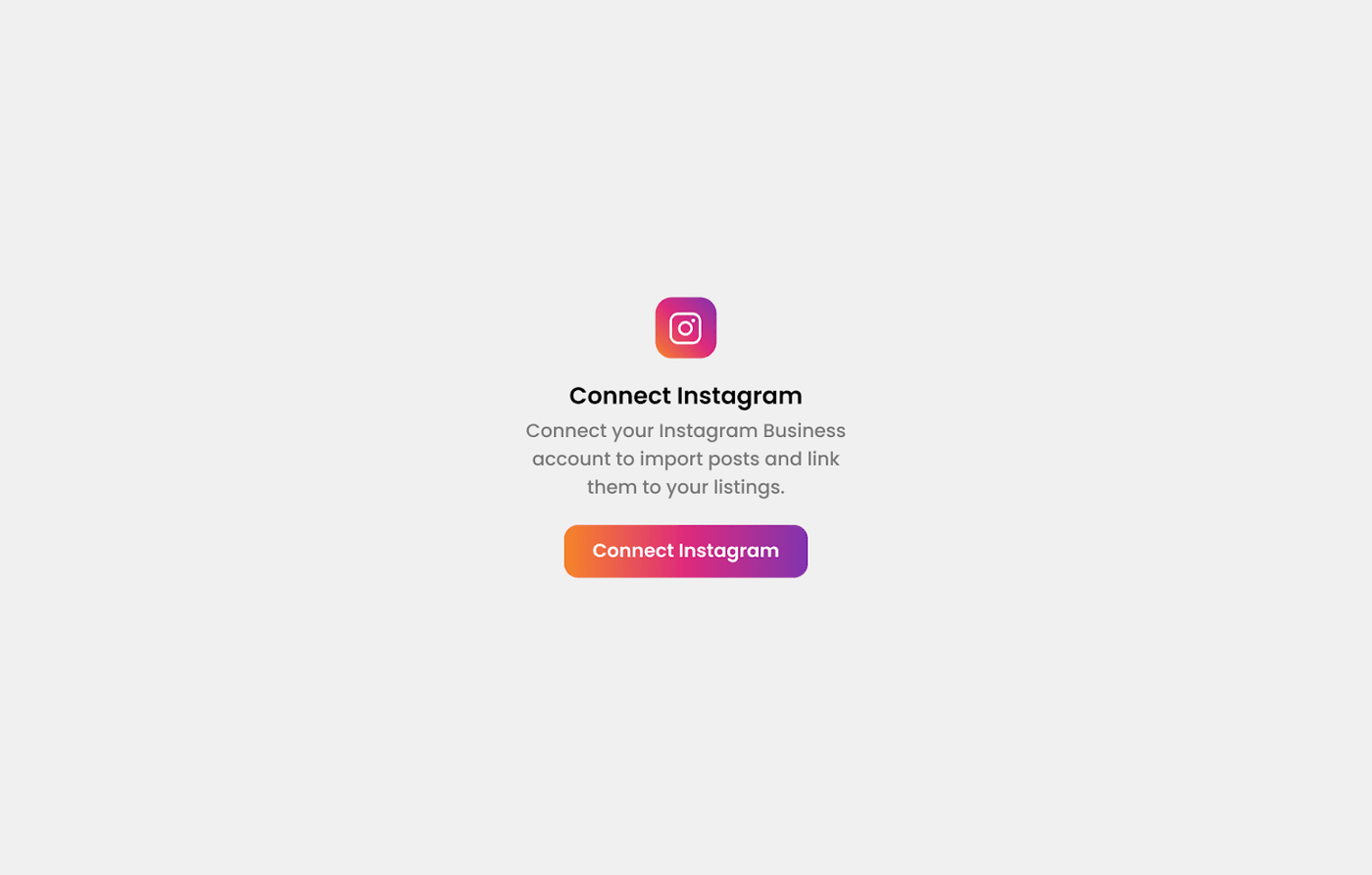 Connect your Instagram account